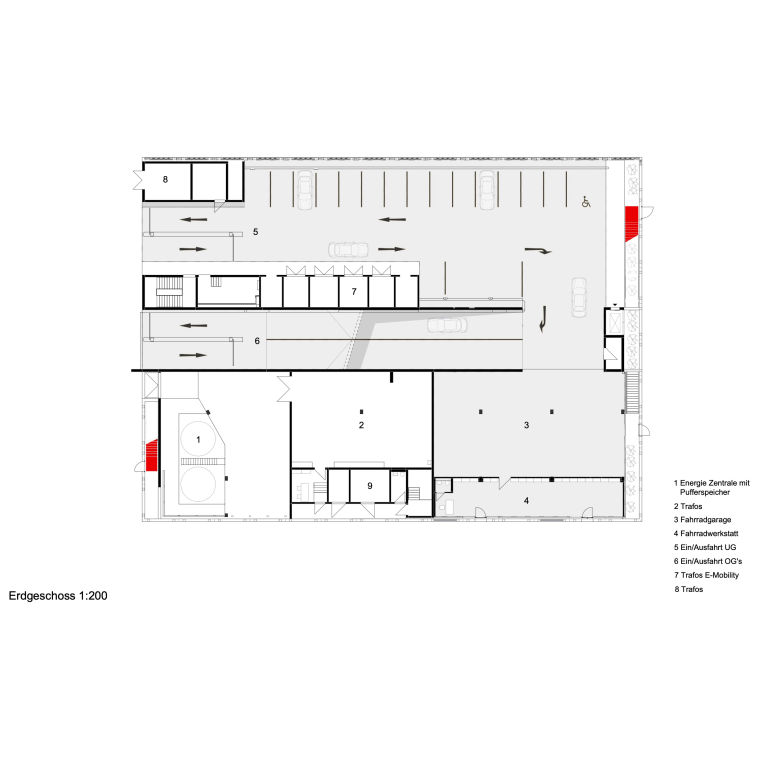 Parkhaus Neckarpark, gläserne Schuppenhaut glasstec